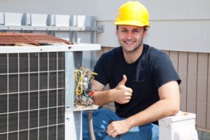 Technicians Working on Heating & Air Conditioning Services in Lawrenceville, GA